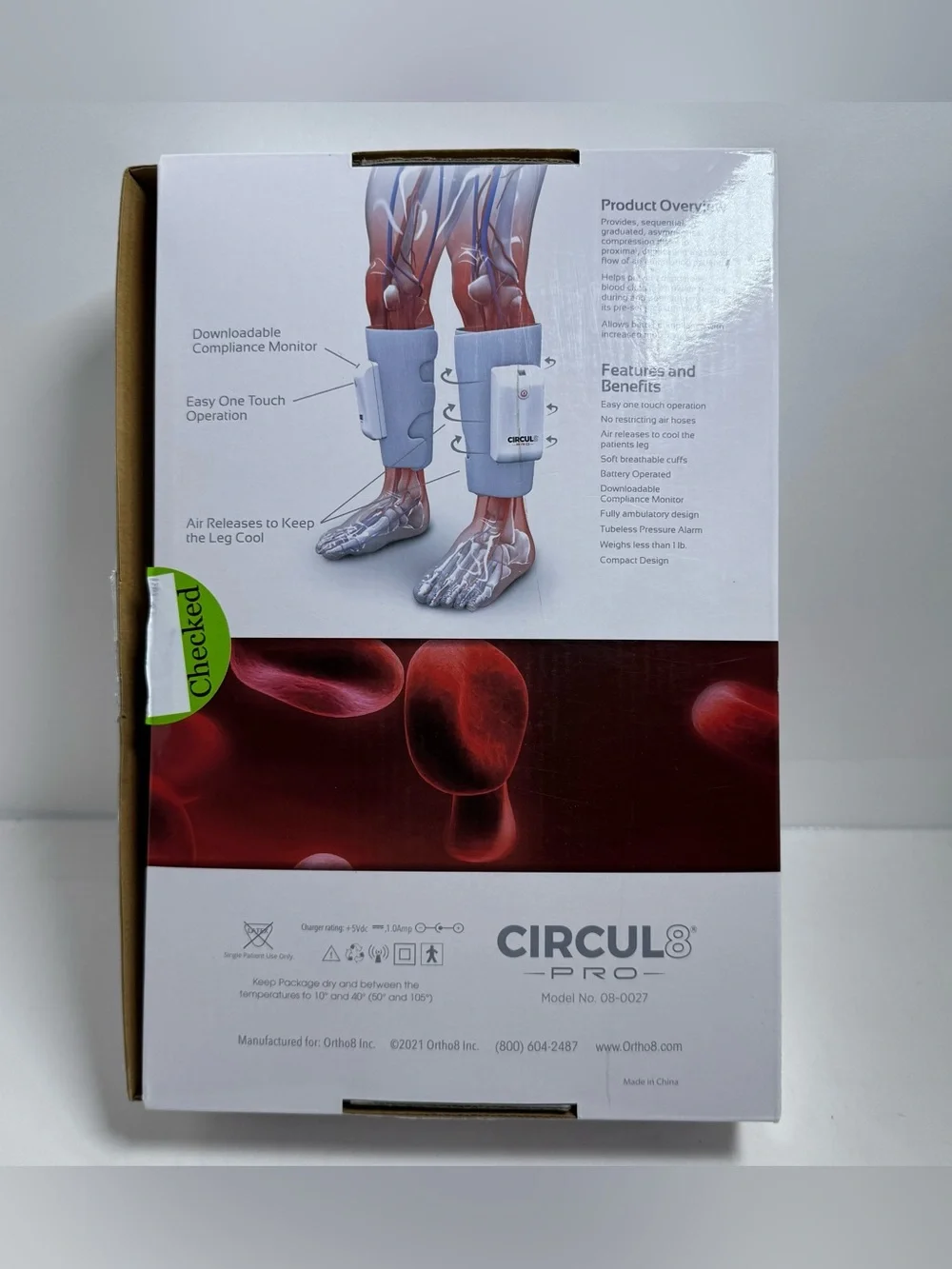 CIRCUL 8 PRO - Mobile Blood Clot Portable Prevention Compression